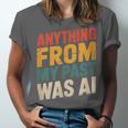 Retro AI Nostalgia Quote Distressed Vintage Unisex Jersey T-Shirt