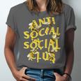 Retro Anti Social Club Bees Introvert Women Men Unisex Jersey T-Shirt