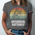 Retro Antisocial Butterfly Shirt For Introverts Unisex Jersey T-Shirt Retro Antisocial Butterfly Shirt For Introverts Unisex Jersey T-Shirt
