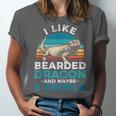 Retro Bearded Dragon Introvert For Lizard Lovers Unisex Jersey T-Shirt Retro Bearded Dragon Introvert For Lizard Lovers Unisex Jersey T-Shirt