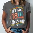 Retro It's My 18th Birthday Boho Nostalgia Women Kids Unisex Jersey T-Shirt Retro It's My 18th Birthday Boho Nostalgia Women Kids Unisex Jersey T-Shirt