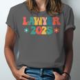 Retro Lawyer 2025 Attorney School Graduation Student Lawyer Unisex Jersey T-Shirt