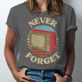 Retro TV Never Forget Nostalgia Vintage Unisex Jersey T-Shirt Retro TV Never Forget Nostalgia Vintage Unisex Jersey T-Shirt