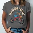 This How I Rolled Retro Tricycle 80s 90s Kid Nostalgia Unisex Jersey T-Shirt This How I Rolled Retro Tricycle 80s 90s Kid Nostalgia Unisex Jersey T-Shirt