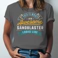 Sandblaster Shirt Awesome Job Occupation Graduation Unisex Jersey T-Shirt