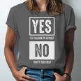 Sarcastic Independent Shopper Introvert Shopping Humor Unisex Jersey T-Shirt Sarcastic Independent Shopper Introvert Shopping Humor Unisex Jersey T-Shirt
