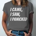 I Came I Saw Joke For Shy Type And Introverts Unisex Jersey T-Shirt I Came I Saw Joke For Shy Type And Introverts Unisex Jersey T-Shirt