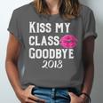 Sen18r Shirt Senior 2018 Graduation Kiss Lips Unisex Jersey T-Shirt