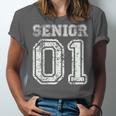 Senior 01 Class Of 2001 Retro College High School Graduation Unisex Jersey T-Shirt