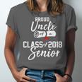 Senior 2018 Graduate Shirt Graduation College Retro Style Unisex Jersey T-Shirt