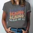 SENIOR 2023 Retro Class Of 2023 Seniors Graduation 23 Hippie Unisex Jersey T-Shirt