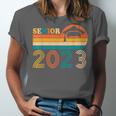 Senior 2023 Retro Class Of 2023 Seniors Graduation 23 Unisex Jersey T-Shirt