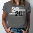 Senior 2024 Graduation Class Of 2024 Senior Women Boy Girl Unisex Jersey T-Shirt
