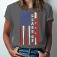 Senior 2026 Baseball American Flag Class Of 2026 Graduation Unisex Jersey T-Shirt