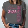 Senior 2026 Class Of 2026 Coquette Bow Graduation 2026 Unisex Jersey T-Shirt