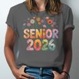 Senior 2026 Groovy Retro Grad Class Of 2026 Graduation Kids Unisex Jersey T-Shirt