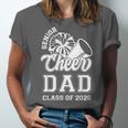 Senior Cheerleader Dad Cheer Class Of 2026 Graduation Men Unisex Jersey T-Shirt