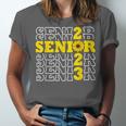 Senior Class Of 2023 Sunflower Graduation Seniors 23 Unisex Jersey T-Shirt