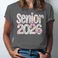 Senior Class Of 2026 Graduation 2026 Coquette Pink Bow Cute Unisex Jersey T-Shirt