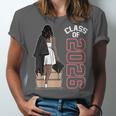 Senior Class Of 2026 Melanin Girl 2026 Graduation Unisex Jersey T-Shirt