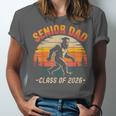 Senior Dad Class Of 2026 Bigfoot Vintage Graduation Unisex Jersey T-Shirt