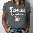 Senior Drumline Class Of 2026 Marching Band Graduation Unisex Jersey T-Shirt