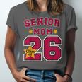 Senior Mom 2026 Proud Senior Mom Class Of 26 For Graduation Unisex Jersey T-Shirt