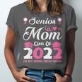 Senior Mom Of A Class Of 2022 Heart School Graduation Unisex Jersey T-Shirt