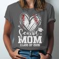 Senior Mom Class Of 2026 Baseball Graduation Heart Unisex Jersey T-Shirt