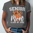 Senior Mom Class Of 2026 Coquette Bow Basketball Graduation Unisex Jersey T-Shirt