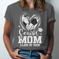 Senior Mom Class Of 2026 Soccer Graduation Heart Unisex Jersey T-Shirt
