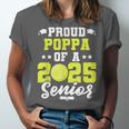 Senior Poppa 2025 Tennis Class Of 2025 Graduation Unisex Jersey T-Shirt