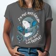 Shark Don’t Like People Antisocial Introvert Unisex Jersey T-Shirt