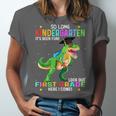 So Long Kindergarten Graduation Class 2025 Dinosaur Kids Unisex Jersey T-Shirt