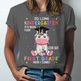 So Long Kindergarten Graduation Class 2025 Unicorn Girls Unisex Jersey T-Shirt