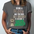 Social Work Student Masters Degree Graduation Unisex Jersey T-Shirt