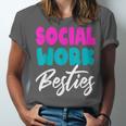 Social Worker Work Coworkers Best Friend Graduation MSW Unisex Jersey T-Shirt