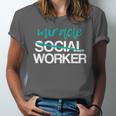 Social Worker Work Month MSW Graduation Masters Unisex Jersey T-Shirt
