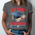 My Son Mastered It Shirt Masters Tee Graduate Graduation Unisex Jersey T-Shirt