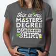 St Patricks Day Masters Degree MSW Graduation Social Work Unisex Jersey T-Shirt