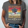 My Stepmom Mastered It Master's Degree Graduation Vintage Unisex Jersey T-Shirt