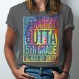 Straight Outta 5th Grade Class Of 2022 School Graduation Unisex Jersey T-Shirt