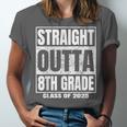 Straight Outta 8th Grade Graduation 2025 Eighth Grade Unisex Jersey T-Shirt