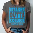 Straight Outta College Class Of 2018 Graduation Shirt Unisex Jersey T-Shirt