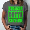 Straight Outta Fourth Grade Graduation Class Unisex Jersey T-Shirt