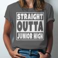 Straight Outta Junior High 8th Grade Graduation Unisex Jersey T-Shirt