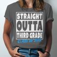 Straight Outta Third Grade Class Of 2019 Graduation Unisex Jersey T-Shirt