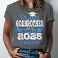 Super Proud Godbrother Of 2025 Graduate Graduation Family Unisex Jersey T-Shirt