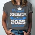 Super Proud GodGrandpa Of 2025 Graduate Graduation Family Unisex Jersey T-Shirt