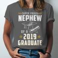 Super Proud Nephew Of A 2019 Graduate Shirt Graduation Unisex Jersey T-Shirt